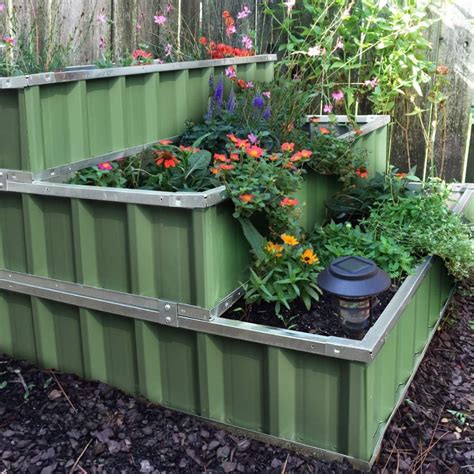 Raised Garden Bed Elevated Planter Metal Plant Box